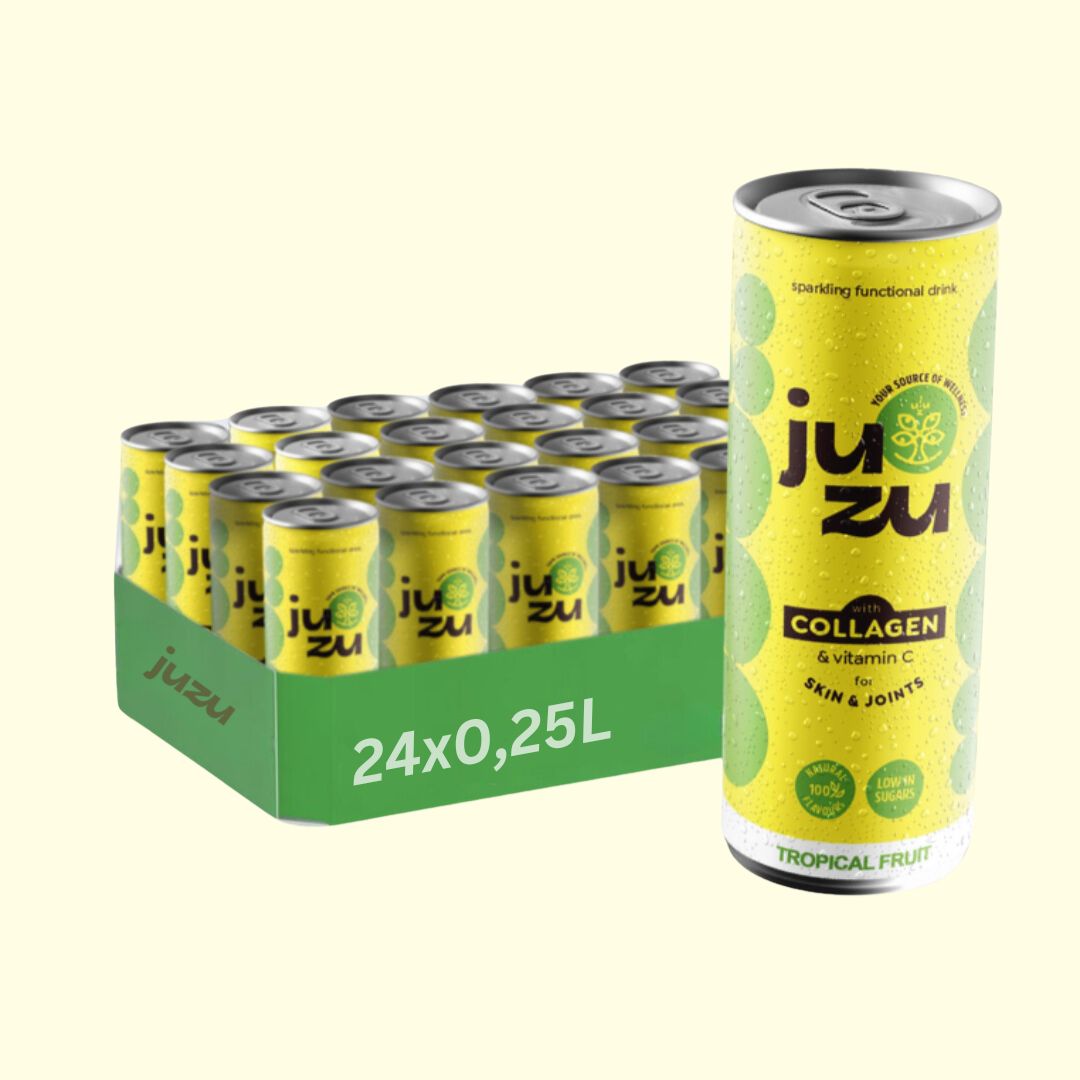 Box of 12 cans of JUZU Tropical Fruit